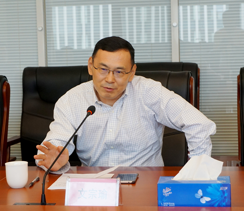 民革海淀区工委副主委文宗瑜阐述自己观点